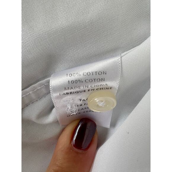 UNTUCKit Mens TWILL White Wrinkle Free Button Down Shirt XL 100% Cotton - Picture 4 of 6